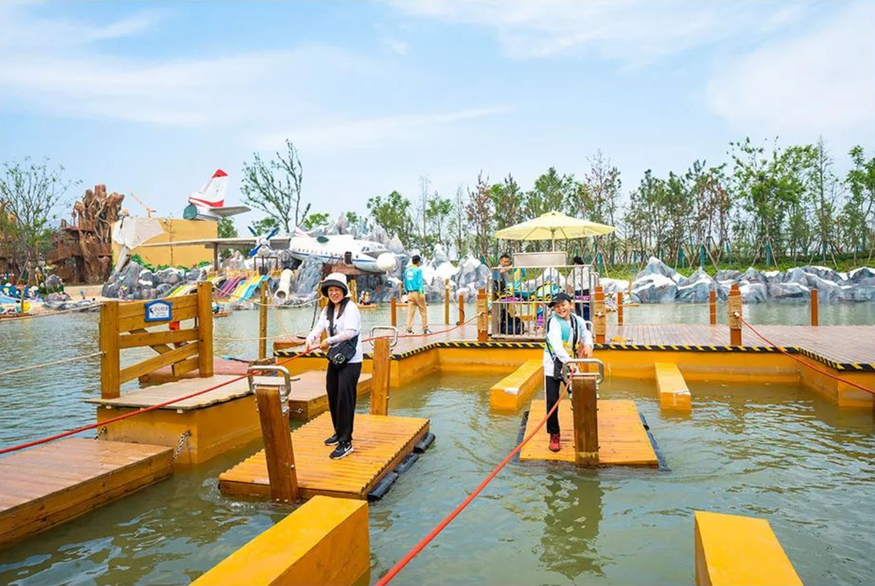 Sports Playground On The Water Surface